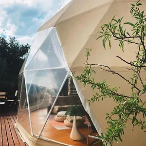 Glamping Geodesic Dome In Secluded Eco Retreat Campo de lujo Alozaina